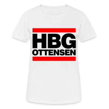 Hambourg Ottensen (HBG Ottensen) - T-shirt respirant Femme - blanc - Devant - AI Model Female 172 dark (172cm)