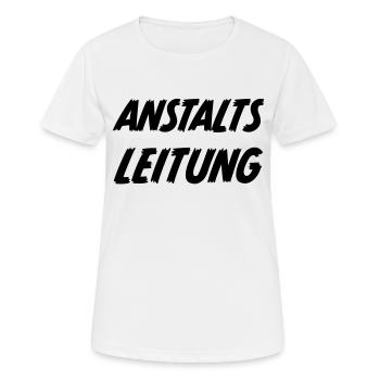 Anstaltsleitung Unternehmer Selbstständiger - Frauen T-Shirt atmungsaktiv - Weiß - Vorne - AI Model Female 172 dark (172cm)