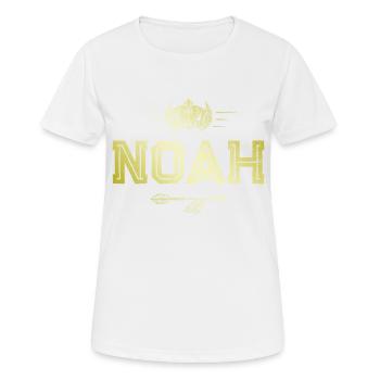 Noah - Women's Breathable T-Shirt - white - Front - AI Model Female 172 dark (172cm)