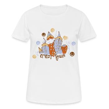 Crazy Town - Frauen T-Shirt atmungsaktiv - Weiß - Vorne - AI Model Female 172 dark (172cm)