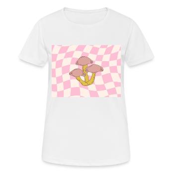 trippy - T-shirt respirant Femme - blanc - Devant - AI Model Female 172 dark (172cm)