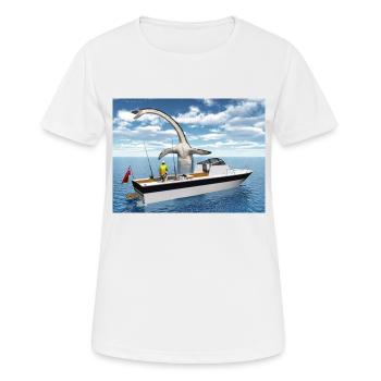 Deep-sea anglers and sea monsters - Women's Breathable T-Shirt - white - Front - AI Model Female 172 dark (172cm)