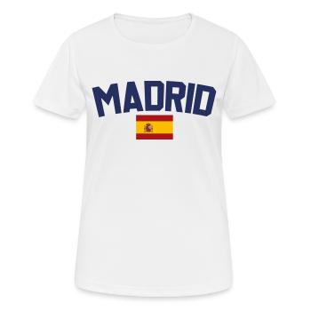 Madrid - Women's Breathable T-Shirt - white - Front - AI Model Female 172 dark (172cm)