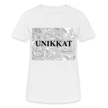 Unbenanntes Projekt 2 - Frauen T-Shirt atmungsaktiv - Weiß - Vorne - AI Model Female 172 dark (172cm)
