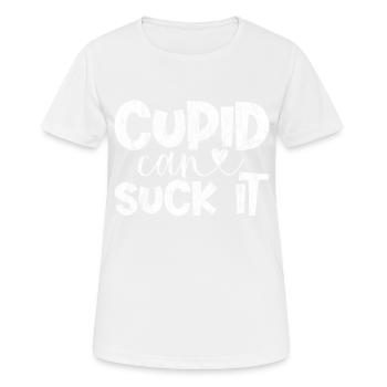 Cupid Can Suck It 3 - Frauen T-Shirt atmungsaktiv - Weiß - Vorne - AI Model Female 172 dark (172cm)
