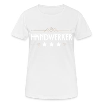 Handwerker Beruf - Frauen T-Shirt atmungsaktiv - Weiß - Vorne - AI Model Female 172 dark (172cm)