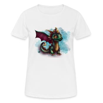 Dragon baby - Women's Breathable T-Shirt - white - Front - AI Model Female 172 dark (172cm)