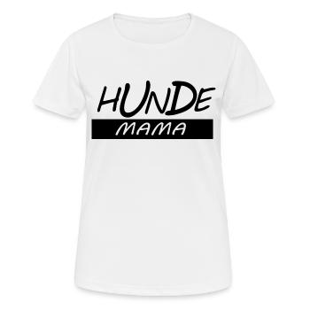 Hund Dog - Frauen T-Shirt atmungsaktiv - Weiß - Vorne - AI Model Female 172 dark (172cm)