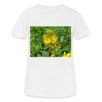 Schwarzer Senf - Frauen T-Shirt atmungsaktiv - Weiß - Vorne - AI Model Female 172 dark (172cm)