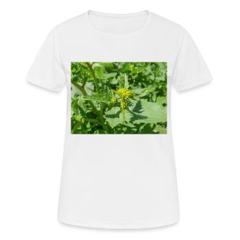 schwarzer Senf Rhamphosp - Frauen T-Shirt atmungsaktiv - Weiß - Vorne - AI Model Female 172 dark (172cm)