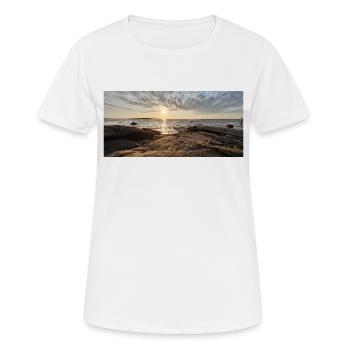 view - Women's Breathable T-Shirt - white - Front - AI Model Female 172 dark (172cm)