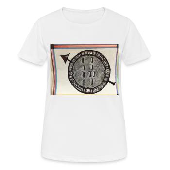 IMG 0882 - Women's Breathable T-Shirt - white - Front - AI Model Female 172 dark (172cm)