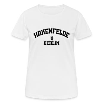 Hakenfelde - Spandau - Berlin - Allemagne - T-shirt respirant Femme - blanc - Devant - AI Model Female 172 dark (172cm)