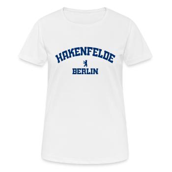 Hakenfelde - Spandau - Berlin - Allemagne - T-shirt respirant Femme - blanc - Devant - AI Model Female 172 dark (172cm)