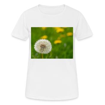 Pissenlit - T-shirt respirant Femme - blanc - Devant - AI Model Female 172 dark (172cm)