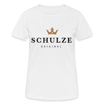 Shérif - T-shirt respirant Femme - blanc - Devant - AI Model Female 172 dark (172cm)