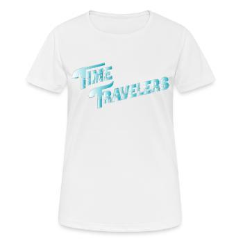 TIME TRAVELERS - Women's Breathable T-Shirt - white - Front - AI Model Female 172 dark (172cm)