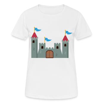 Castle - Women's Breathable T-Shirt - white - Front - AI Model Female 172 dark (172cm)