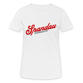 Spandau Berlin Bezirk Deutschland - Frauen T-Shirt atmungsaktiv - Weiß - Vorne - AI Model Female 172 dark (172cm)