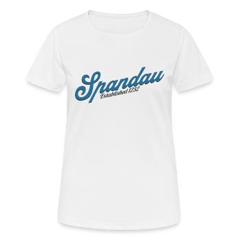 Spandau Berlin Bezirk Deutschland - Frauen T-Shirt atmungsaktiv - Weiß - Vorne - AI Model Female 172 dark (172cm)