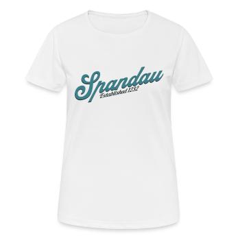 Spandau Berlin Bezirk Deutschland - Frauen T-Shirt atmungsaktiv - Weiß - Vorne - AI Model Female 172 dark (172cm)