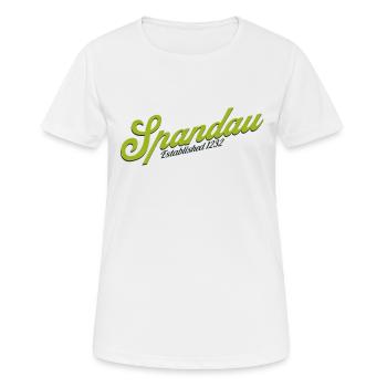 Spandau Berlin Bezirk Deutschland - Frauen T-Shirt atmungsaktiv - Weiß - Vorne - AI Model Female 172 dark (172cm)