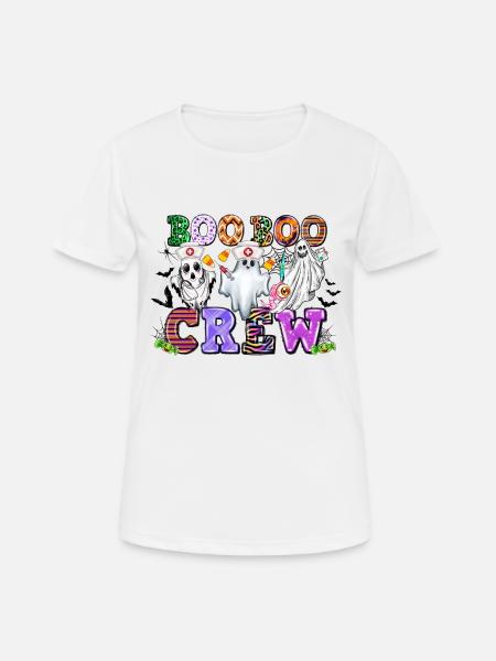Boo Boo Crew - Women's Breathable T-Shirt - white