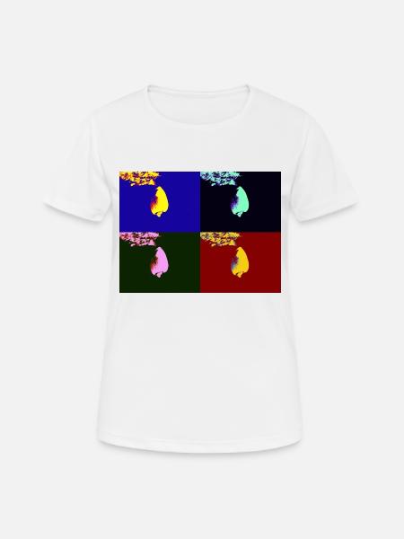Falling shell - Women's Breathable T-Shirt - white