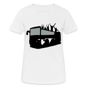 Tour Bus & Tourismus - Frauen T-Shirt atmungsaktiv - Weiß - Vorne - AI Model Female 172 dark (172cm)