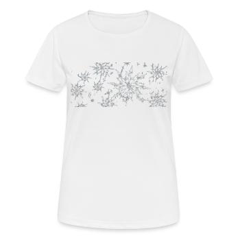 star - Frauen T-Shirt atmungsaktiv - Weiß - Vorne - AI Model Female 172 dark (172cm)