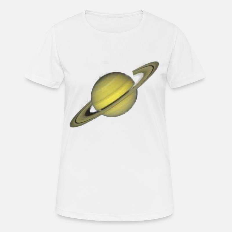 Saturn - Women's Breathable T-Shirt - white