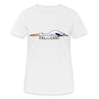 Pel.I.Cant - T-shirt respirant Femme - blanc - Devant - AI Model Female 172 dark (172cm)