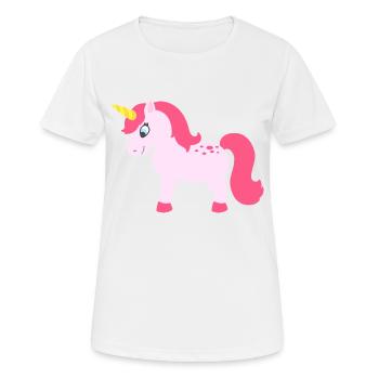 Licorne - licorne - T-shirt respirant Femme - blanc - Devant - AI Model Female 172 dark (172cm)
