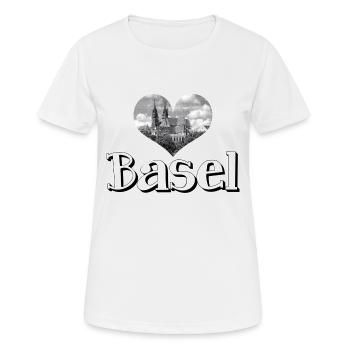 Basel Minster - Women's Breathable T-Shirt - white - Front - AI Model Female 172 dark (172cm)