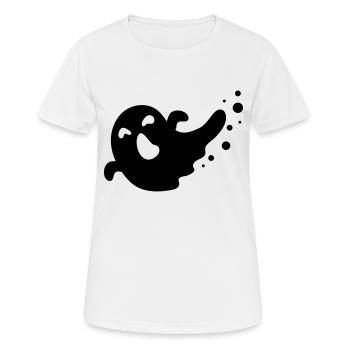 (D00228) - T-shirt respirant Femme - blanc - Devant - AI Model Female 172 dark (172cm)