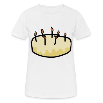 lemon cake cake - Women's Breathable T-Shirt - white - Front - AI Model Female 172 dark (172cm)