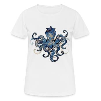 OCTOPUS OCTOPUS - Women's Breathable T-Shirt - white - Front - AI Model Female 172 dark (172cm)