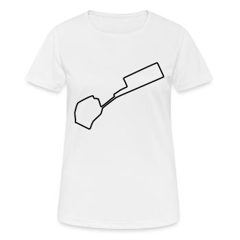 Azerbaijan Rennstrecke - Frauen T-Shirt atmungsaktiv - Weiß - Vorne - AI Model Female 172 dark (172cm)
