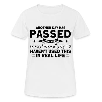 Math Mathématiques Sciences Math Cadeau - T-shirt respirant Femme - blanc - Devant - AI Model Female 172 dark (172cm)