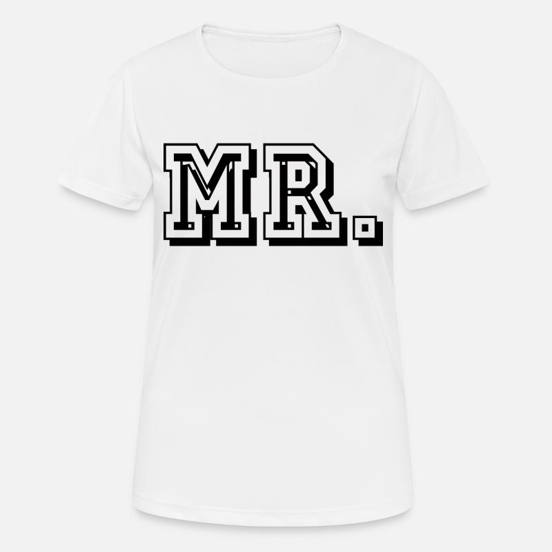 Mr - Women's Breathable T-Shirt - white