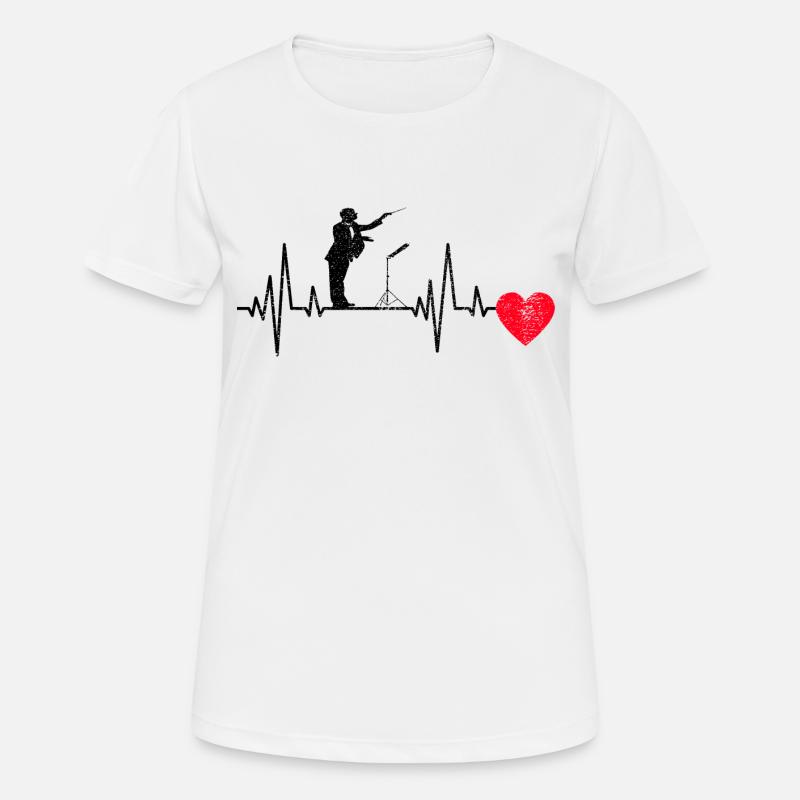Dirigenten Geschenk Dirigieren Musik Dirigent - Frauen T-Shirt atmungsaktiv - Weiß