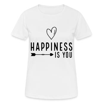 voll verliebt - Frauen T-Shirt atmungsaktiv - Weiß - Vorne - AI Model Female 172 dark (172cm)
