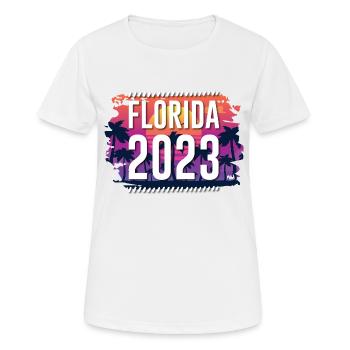 Florida 2023 - Women's Breathable T-Shirt - white - Front - AI Model Female 172 dark (172cm)