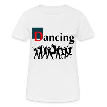 Dancing Dance Music - Women's Breathable T-Shirt - white - Front - AI Model Female 172 dark (172cm)