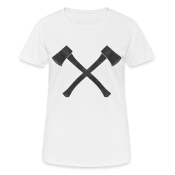 Axe - Women's Breathable T-Shirt - white - Front - AI Model Female 172 dark (172cm)