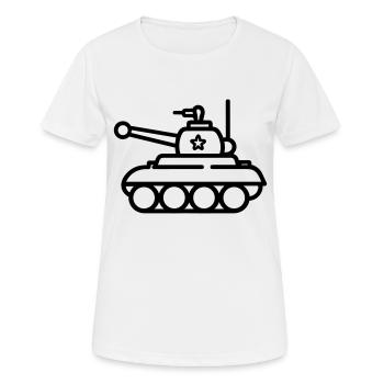 tank - Women's Breathable T-Shirt - white - Front - AI Model Female 172 dark (172cm)