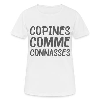 girlfriends as - Women's Breathable T-Shirt - white - Front - AI Model Female 172 dark (172cm)