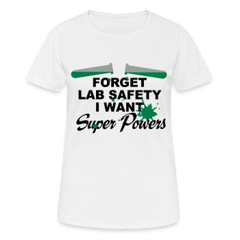 Chemie - Frauen T-Shirt atmungsaktiv - Weiß - Vorne - AI Model Female 172 dark (172cm)