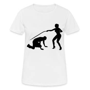 bachelor boy - Women's Breathable T-Shirt - white - Front - AI Model Female 172 dark (172cm)