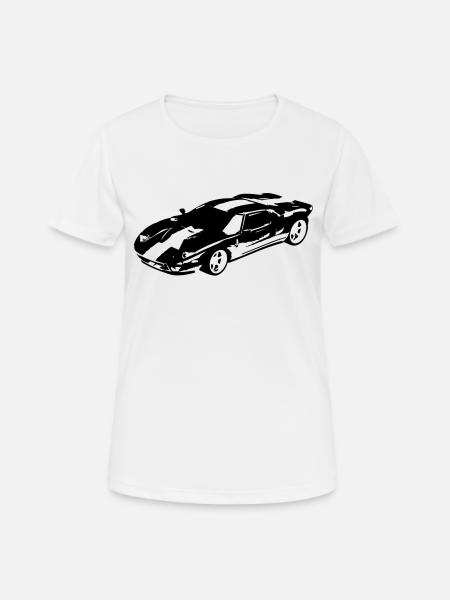 Sportcar - Women's Breathable T-Shirt - white